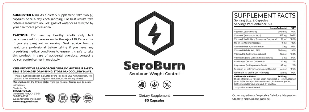 seroburn ingredients